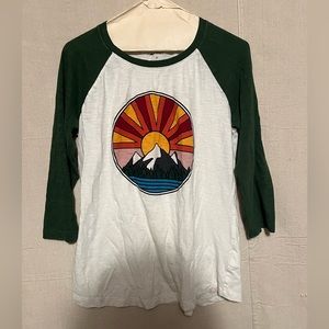 ASCEND Graphic 3/4 length t-shirt